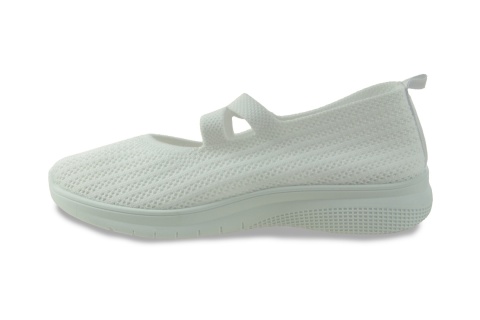 Damskie półbuty tekstylne Cabin 25705-12 biały