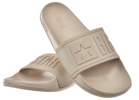 Klapki damskie BIG STAR NN274A645 beż