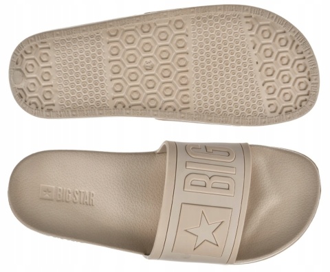 Klapki damskie BIG STAR NN274A645 beż
