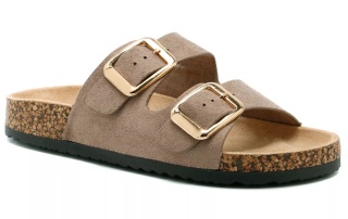 Klapki damskie Evento 25SD21-8330 khaki