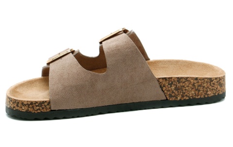 Klapki damskie Evento 25SD21-8330 khaki