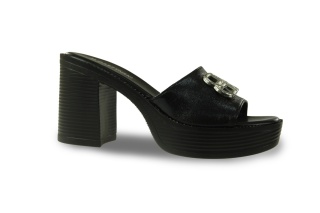 Klapki damskie M. Daszyński MR24146-3 czarny