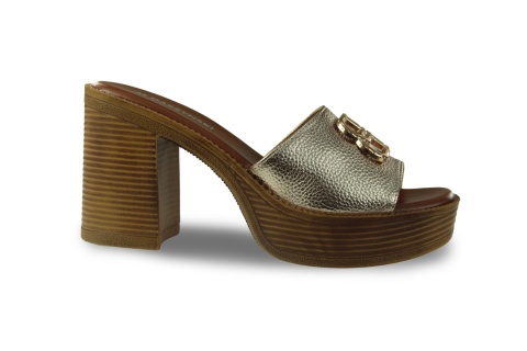 Klapki damskie M. Daszyński MR24146-3 złoty