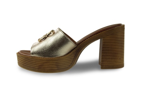 Klapki damskie M. Daszyński MR24146-3 złoty