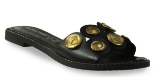 Klapki damskie M. Daszyński MR24148-4 czarny