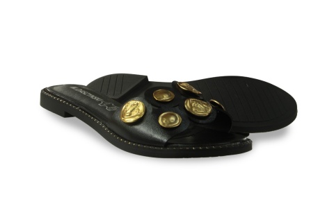 Klapki damskie M. Daszyński MR24148-4 czarny