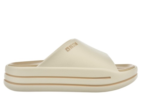 Klapki damskie na platformie Big Star NN274A034 beż