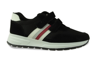 Obuwie męskie sportowe na rzep H2468-1 czarny