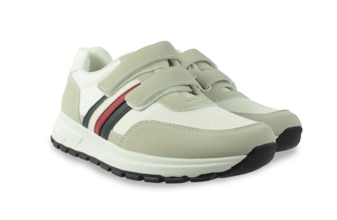 Obuwie męskie sportowe na rzep H2468-3 szary