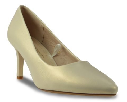 Półbuty damskie Sergio Leone 1336 beż perła