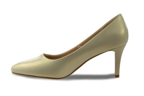 Półbuty damskie Sergio Leone 1336 beż perła