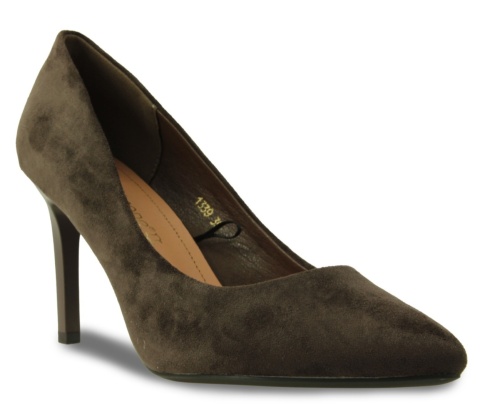 Półbuty damskie Sergio Leone 1339 czekolada