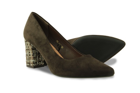 Półbuty damskie Sergio Leone PB414 Choco mix