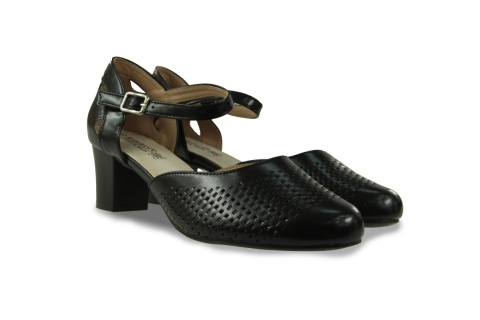 Półbuty damskie Unisoft 26PB02-9941 czarny