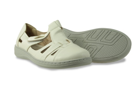 Półbuty damskie ażurowe Cabin 22T90-4 biały