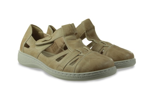 Półbuty damskie ażurowe Cabin 22T90-5 beż