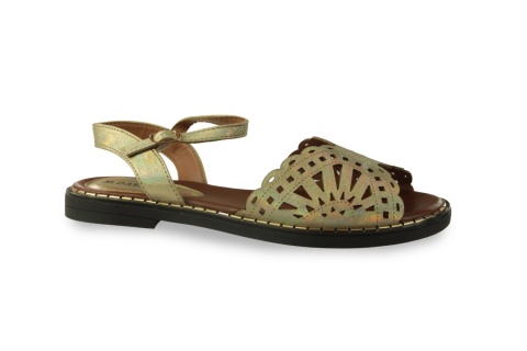 Sandały damskie M. Daszyński MR2266-16 złoty