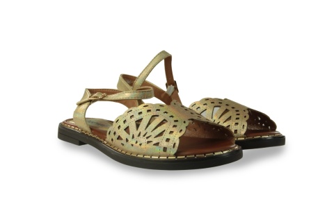 Sandały damskie M. Daszyński MR2266-16 złoty