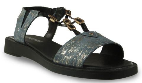 Sandały damskie M. Daszyński MR24124-3 niebieski