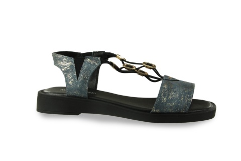 Sandały damskie M. Daszyński MR24124-3 niebieski