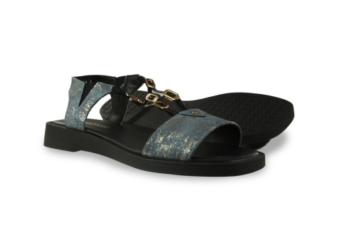 Sandały damskie M. Daszyński MR24124-3 niebieski