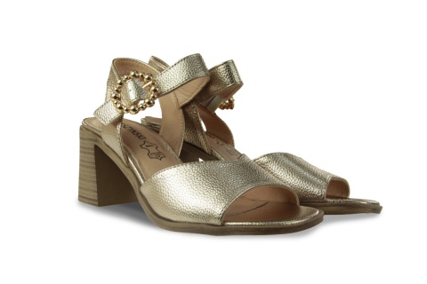 Sandały damskie M.Daszyński MR24125-4 złoty