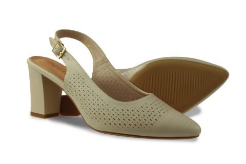 Sandały damskie Sergio Leone SK164 cielisty