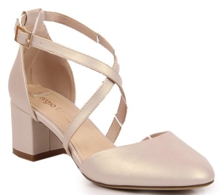 Sandały damskie Sergio Leone SK824 beż perła