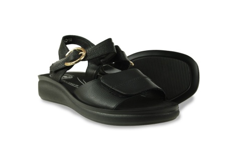 Sandały damskie m. Daszyński MR24142-10 czarny