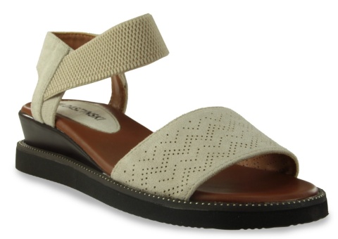 Sandały damskie na platformie M. Daszyński MR2267-8 beż