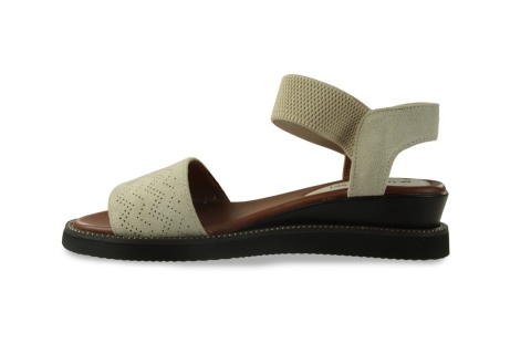 Sandały damskie na platformie M. Daszyński MR2267-8 beż