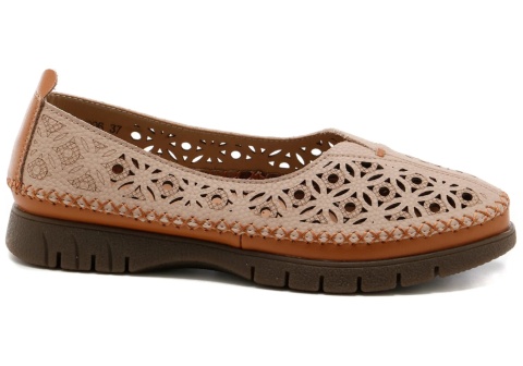 Skórzane mokasyny Sergio Leone SP006 róż