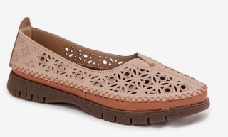 Skórzane mokasyny Sergio Leone SP006 róż