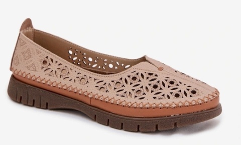 Skórzane mokasyny Sergio Leone SP006 róż