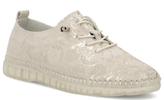 Skórzane obuwie damskie Filippo DP7810/26 GO złoty