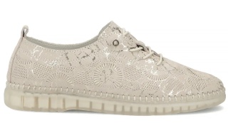 Skórzane obuwie damskie Filippo DP7810/26 GO złoty