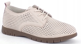 Skórzane półbuty Sergio Leone SP-005 szary