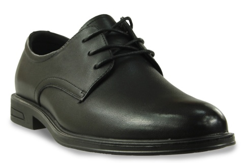 Skórzane półbuty męskie Unisoft 26MN16-9754 czarny