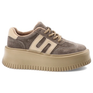 Skórzane sneakersy Filippo DP7111/26 TP beż