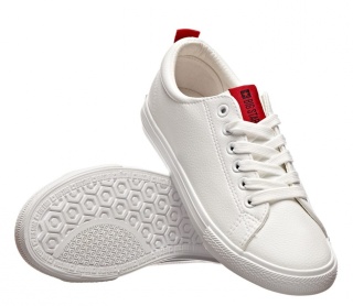 Sneakersy damskie białe BIG STAR DD274685 biały