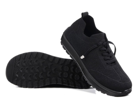 Sneakersy młodzieżowe News 26TX02-231 czarny