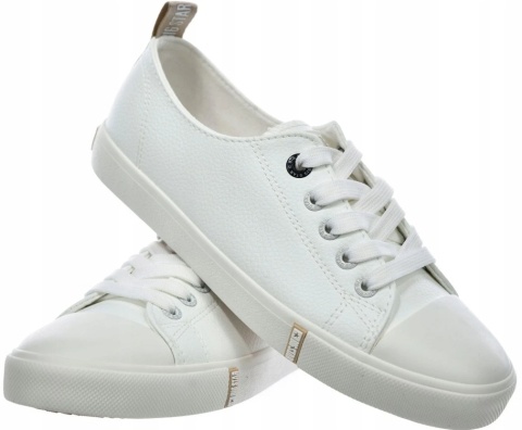 Trampki damskie BIG STAR TT274023 biało-beżowy