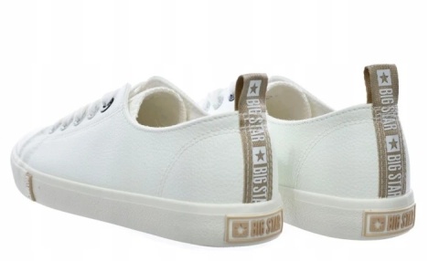 Trampki damskie BIG STAR TT274023 biało-beżowy