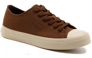 Trampki damskie na platformie BIG STAR TT274123 brąz