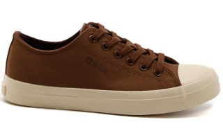 Trampki damskie na platformie BIG STAR TT274123 brąz