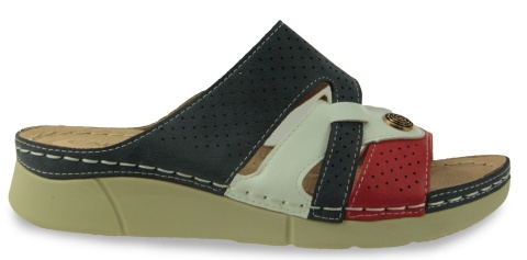 Klapki damskie Cabin 10679-2 granat