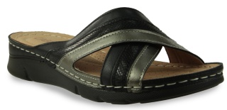 Klapki damskie Cabin 10705-1 czarny