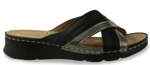 Klapki damskie Cabin 10705-1 czarny