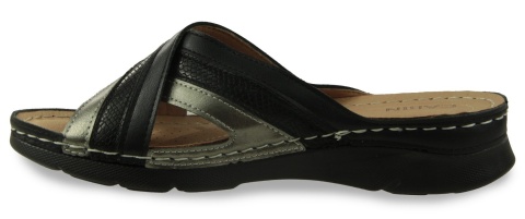 Klapki damskie Cabin 10705-1 czarny