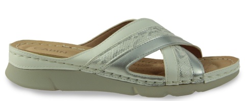 Klapki damskie Cabin 10705-4 biały